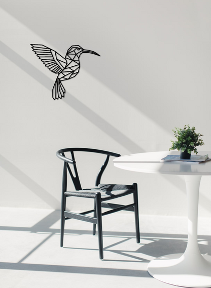 Vivacité Ailée : Décoration Murale Colibri