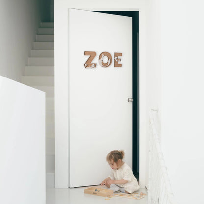 Lettres en Bois Personnalisées - Thème Sirène - Décoration Chambre d'Enfant